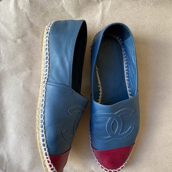 100% Authentic Chanel Single Sole Espadrilles 36 - Picture 2 of 13
